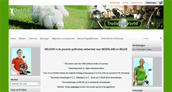 Desktop Screenshot of golftrolley.nl
